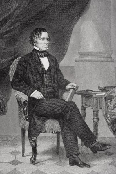 Portret van Franklin Pierce (1804-69) door Alonzo Chappel